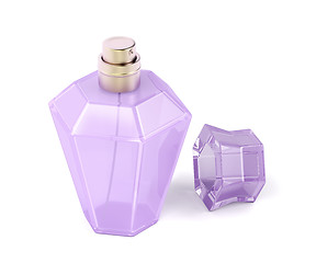 Image showing Female perfume bottle