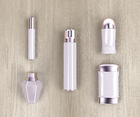 Image showing Female cosmetic products