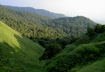 Image showing Green hills from Nara city,Japan