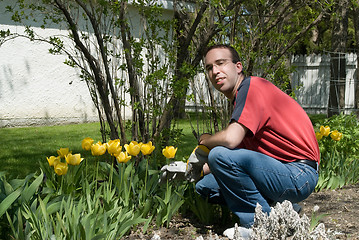 Image showing Happy Gardener