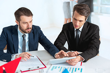Image showing Business people working together