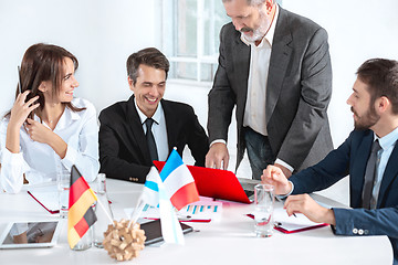 Image showing Business people working together