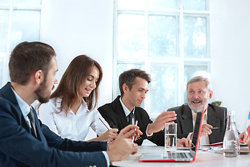 Image showing Business people working together