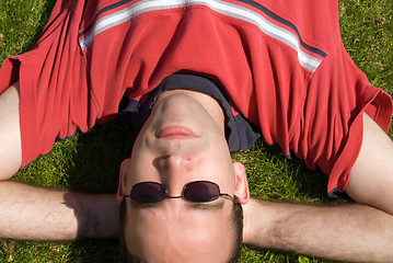 Image showing Relaxing Outside