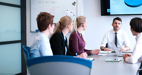 Image showing group of business man on meeting