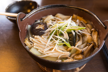 Image showing Japanese mushroom soup