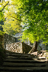 Image showing Bitchu Matsuyama Castle Walls