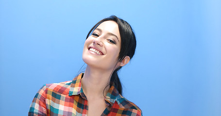 Image showing Beautiful Woman Posing In Studio