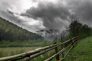 Image showing Landscape with mountains