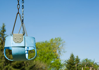 Image showing Blue Infant Swing
