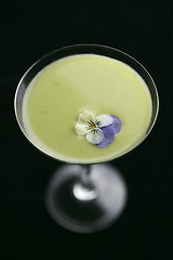 Image showing green fresh cocktail