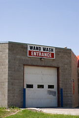 Image showing Car Wash Entrance