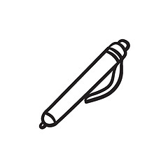 Image showing Pen sketch icon.