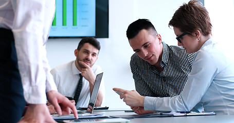 Image showing group of business man on meeting