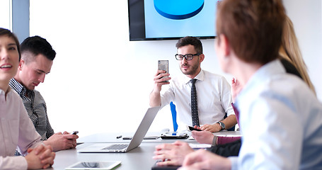 Image showing group of business man on meeting