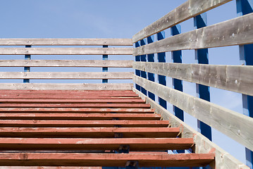 Image showing School Bleachers