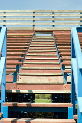 Image showing School Bleachers