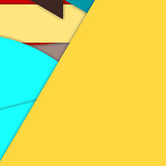 Image showing modern layered flat shapes background