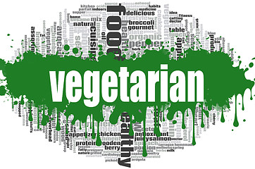 Image showing Vegetaria word cloud