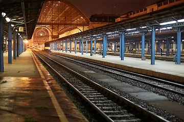Image showing Station at night
