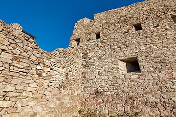 Image showing Old castle wall