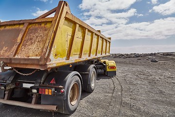 Image showing Yellow Dump Truck