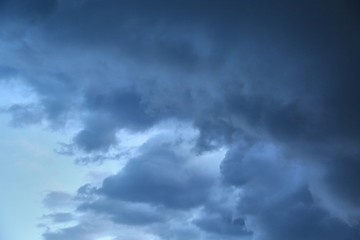 Image showing Stormy clouds in the sky