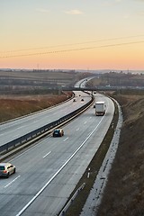 Image showing Highway with low traffic