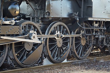 Image showing Steam Locomotive Closeup