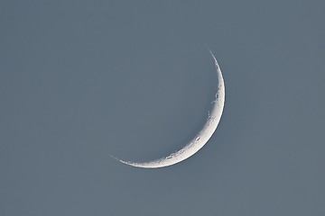 Image showing Moon detailed closeup