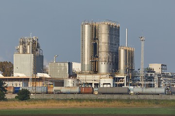 Image showing Oil Refinery Structures