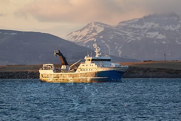 Image showing Fishing ship in Iceland