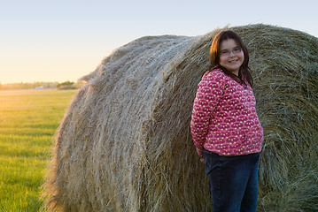 Image showing Farm Girl Portrait