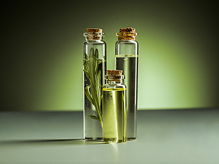 Image showing The essential oil of lime oil