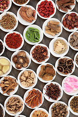 Image showing Chinese Herb Selection