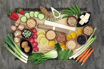 Image showing Macrobiotic Health Food