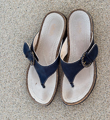 Image showing Two Sandals