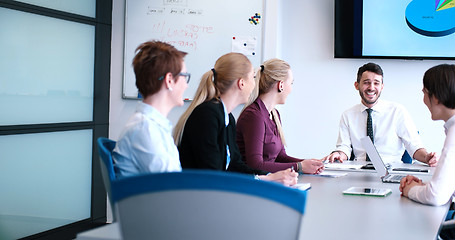 Image showing group of business man on meeting