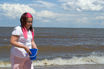 Image showing Collecting Stones