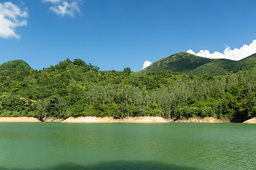 Image showing Reservoir and forest