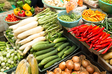 Image showing Vegetable Market 