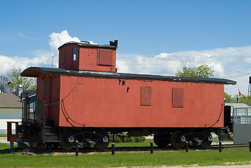 Image showing Train Caboose