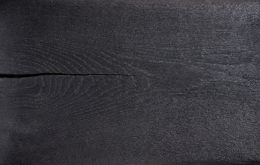 Image showing Black wooden texture