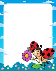 Image showing Ladybug theme frame 1