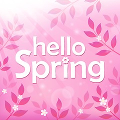 Image showing Hello spring theme image 8