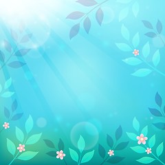 Image showing Spring thematics background 3