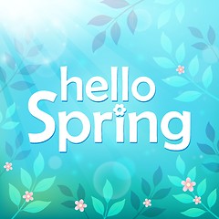 Image showing Hello spring theme image 7