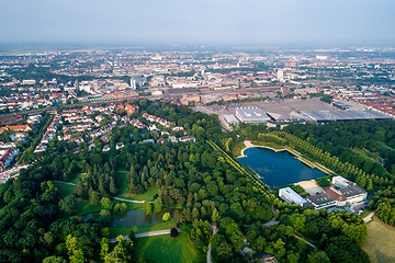 Image showing City Municipality of Bremen Aerial FPV drone footage. Bremen is 