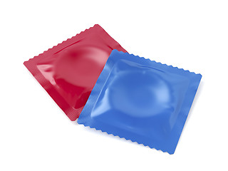 Image showing Condoms on white