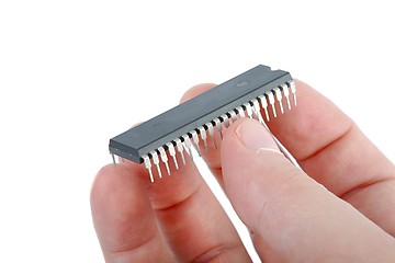 Image showing Old Computer Chip